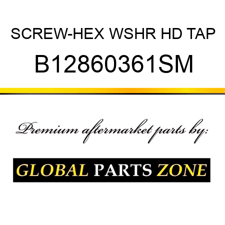 SCREW-HEX WSHR HD TAP B12860361SM