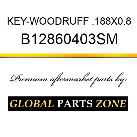 KEY-WOODRUFF .188X0.8 B12860403SM