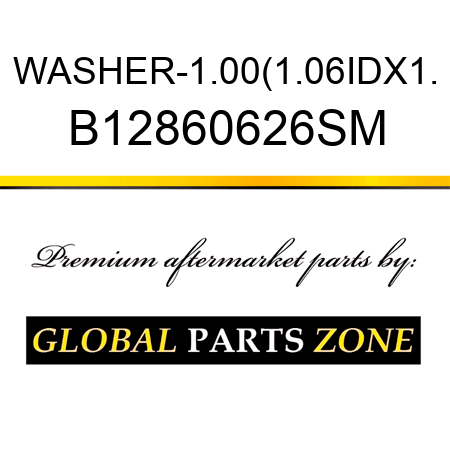 WASHER-1.00(1.06IDX1. B12860626SM