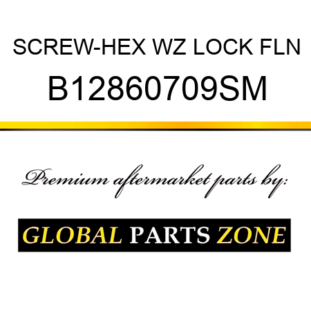 SCREW-HEX WZ LOCK FLN B12860709SM