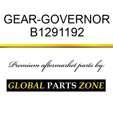 GEAR-GOVERNOR B1291192