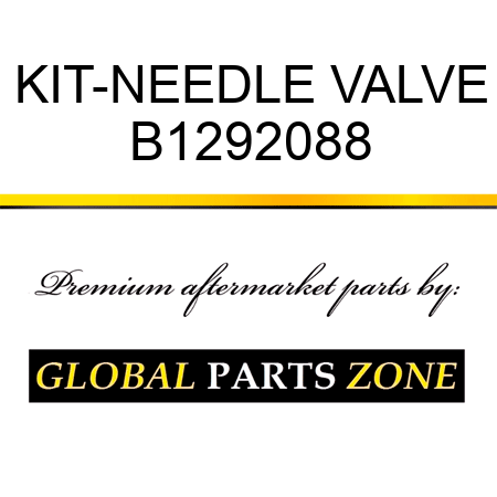 KIT-NEEDLE VALVE B1292088