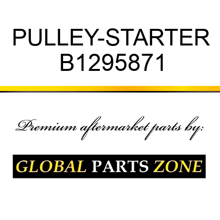 PULLEY-STARTER B1295871