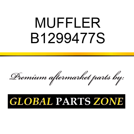 MUFFLER B1299477S