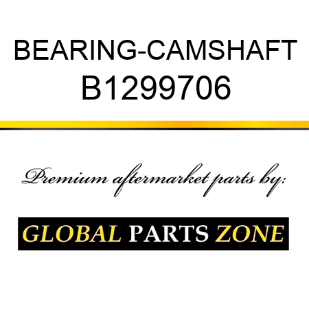 BEARING-CAMSHAFT B1299706