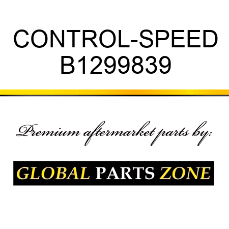 CONTROL-SPEED B1299839