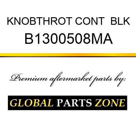 KNOBTHROT CONT  BLK B1300508MA
