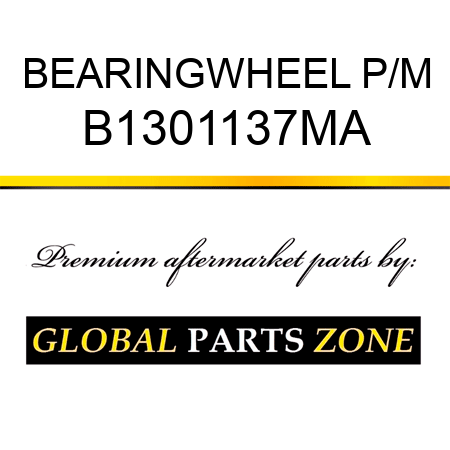 BEARINGWHEEL P/M B1301137MA