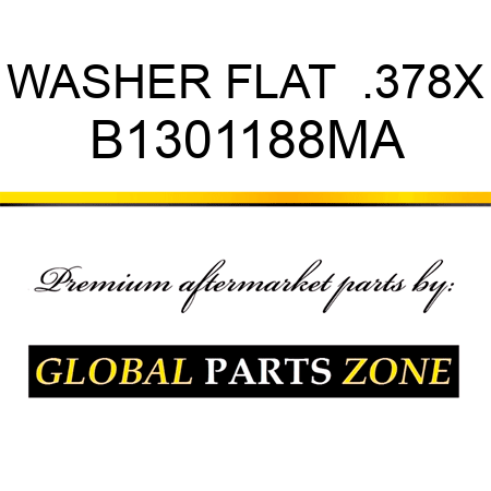 WASHER FLAT  .378X B1301188MA