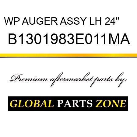 WP AUGER ASSY LH 24