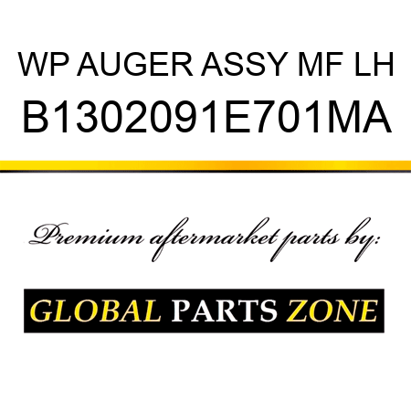 WP AUGER ASSY MF LH B1302091E701MA