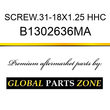 SCREW.31-18X1.25 HHC B1302636MA