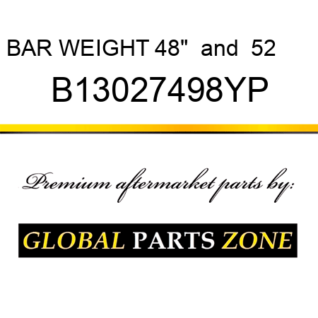 BAR WEIGHT 48