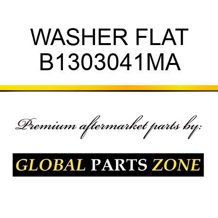 WASHER FLAT B1303041MA