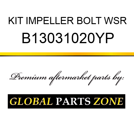 KIT IMPELLER BOLT WSR B13031020YP