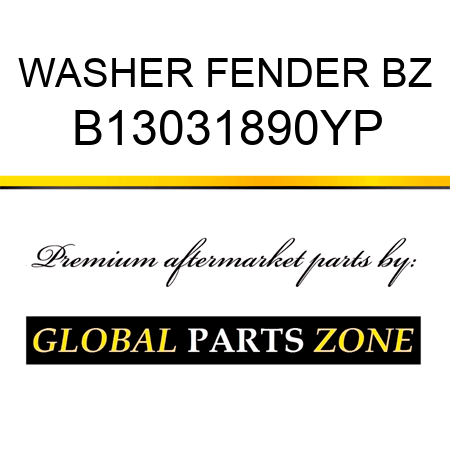 WASHER FENDER BZ B13031890YP