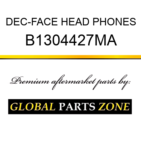 DEC-FACE HEAD PHONES B1304427MA