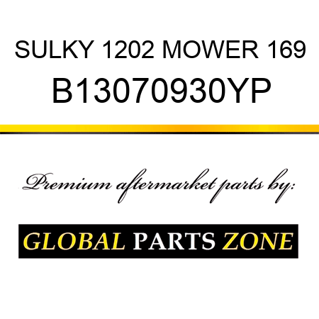 SULKY 1202 MOWER 169 B13070930YP