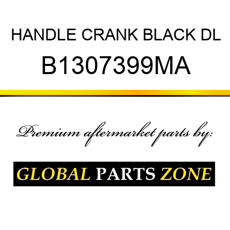 HANDLE CRANK BLACK DL B1307399MA