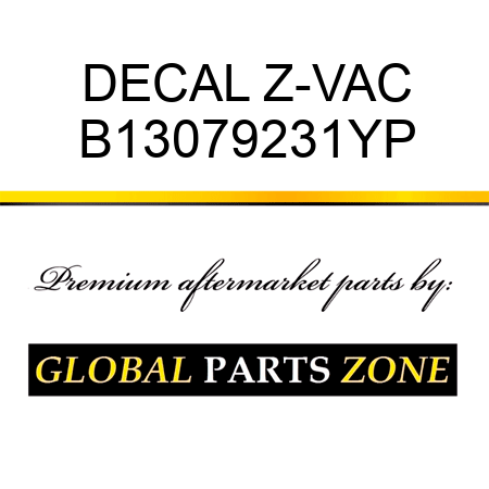 DECAL Z-VAC B13079231YP