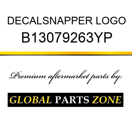 DECALSNAPPER LOGO B13079263YP