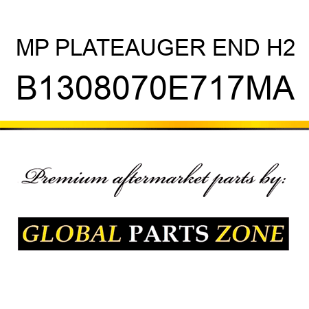 MP PLATEAUGER END H2 B1308070E717MA