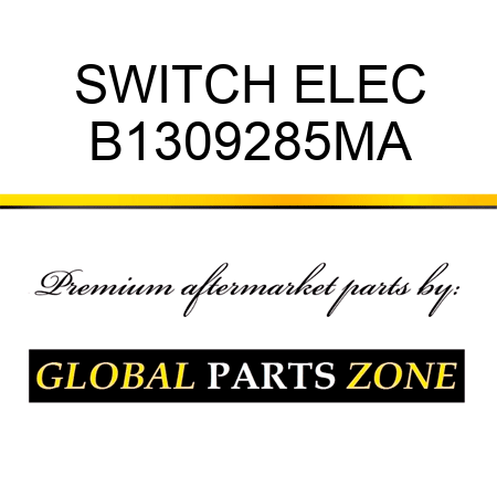 SWITCH ELEC B1309285MA