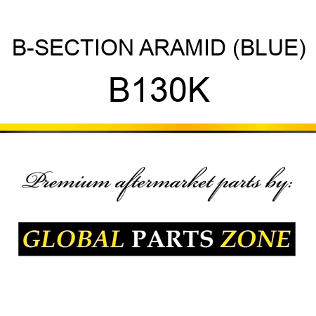 B-SECTION ARAMID (BLUE) B130K