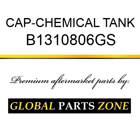 CAP-CHEMICAL TANK B1310806GS