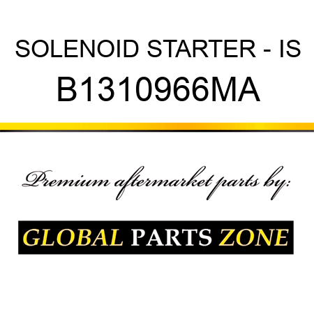 SOLENOID STARTER - IS B1310966MA