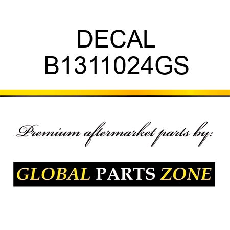 DECAL B1311024GS