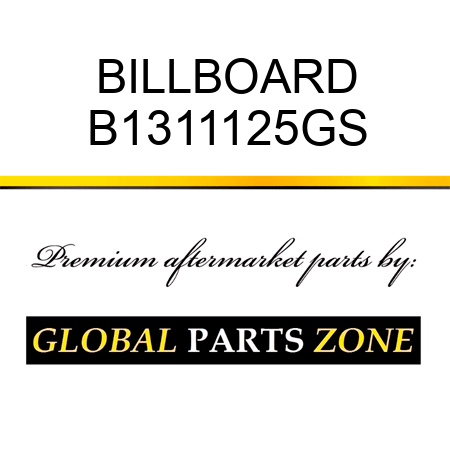 BILLBOARD B1311125GS