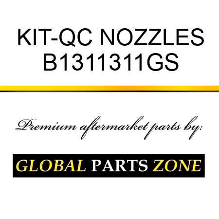 KIT-QC NOZZLES B1311311GS