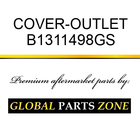 COVER-OUTLET B1311498GS