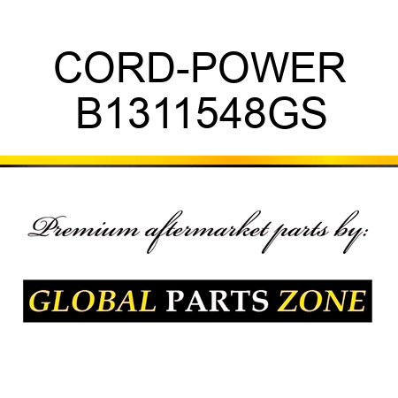 CORD-POWER B1311548GS