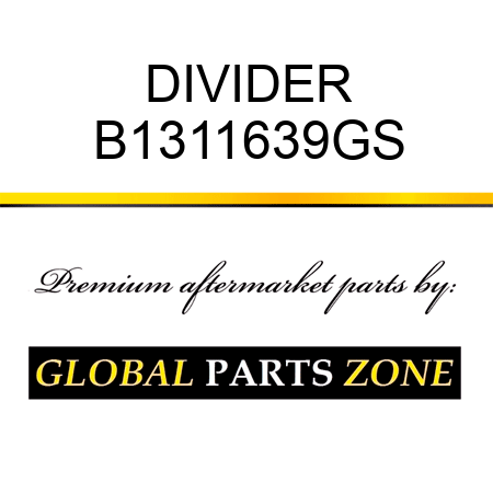 DIVIDER B1311639GS