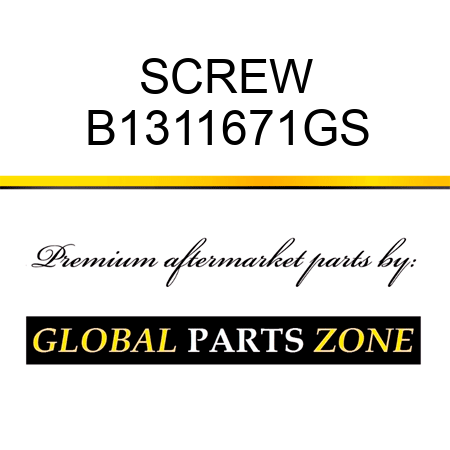 SCREW B1311671GS