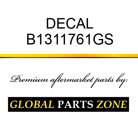 DECAL B1311761GS