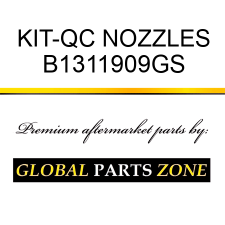 KIT-QC NOZZLES B1311909GS