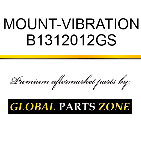 MOUNT-VIBRATION B1312012GS