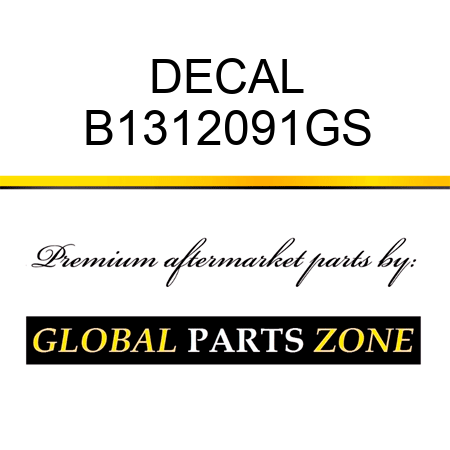 DECAL B1312091GS