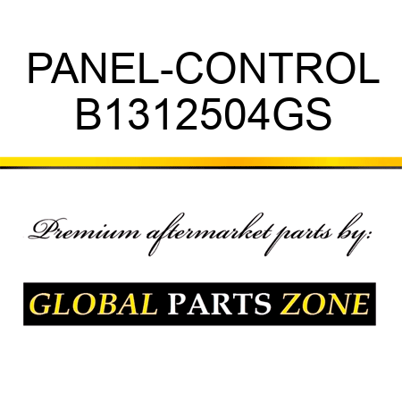 PANEL-CONTROL B1312504GS