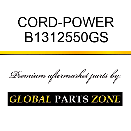 CORD-POWER B1312550GS