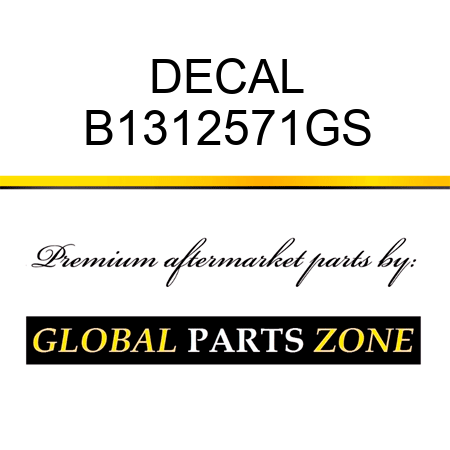 DECAL B1312571GS