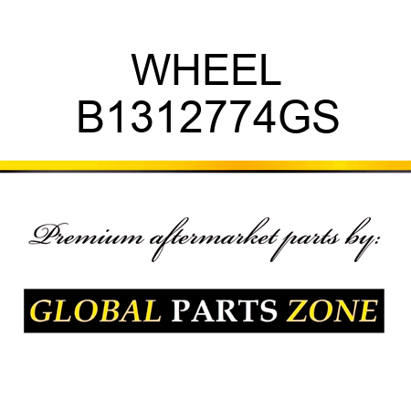 WHEEL B1312774GS