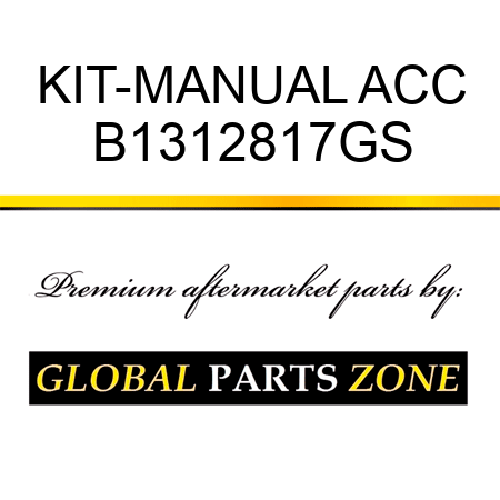 KIT-MANUAL ACC B1312817GS