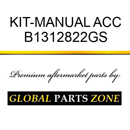 KIT-MANUAL ACC B1312822GS