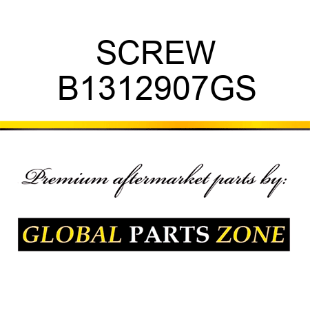 SCREW B1312907GS