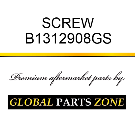 SCREW B1312908GS