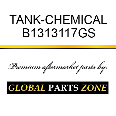 TANK-CHEMICAL B1313117GS